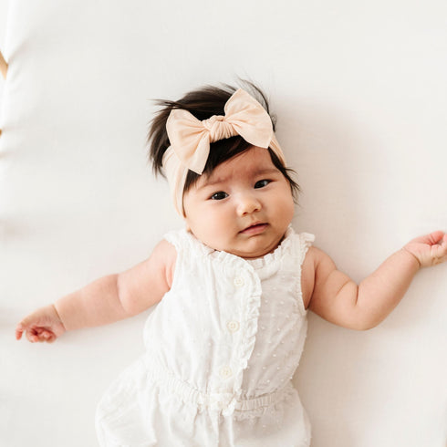 knot-petal Baby Bling Bows clips headbands - Sophia's Style-