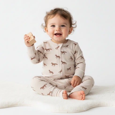 organic-2-way-zip-romper-horses-makemake-organics-sophias-styleZippered Romper-1