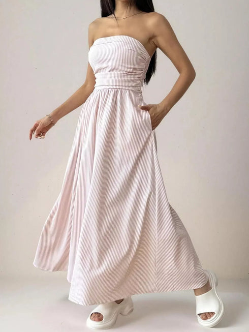 striped-strapless-casual-maxi-dress-OhSoStyled-Sophia's-Style-12