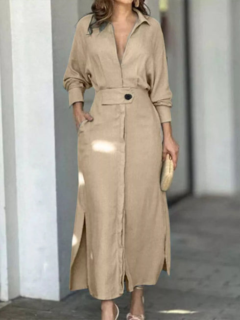side-slit-long-sleeve-shirt-dress-OhSoStyled-Sophia's-Style-11