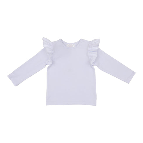 white-l-s-ruffle-tee Mila & Rose - Sophia's Style--2T--3