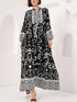 printed-notched-balloon-sleeve-maxi-dress-OhSoStyled-Sophia's-Style-3