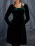 velvet-round-neck-long-sleeve-dress-Sophia's Style-6