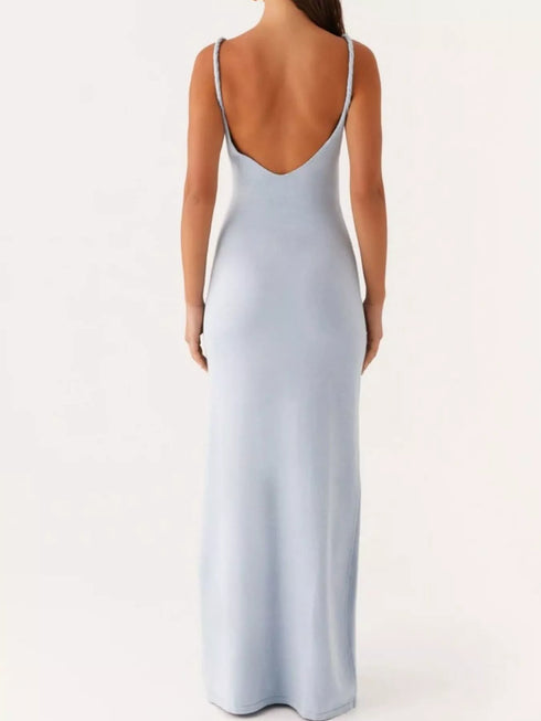 v-neck-bodycon-maxi-dress-OhSoStyled-Sophia's-Style-8