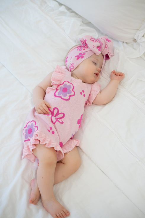 Wildflower Dreams Romper - Powder Pink