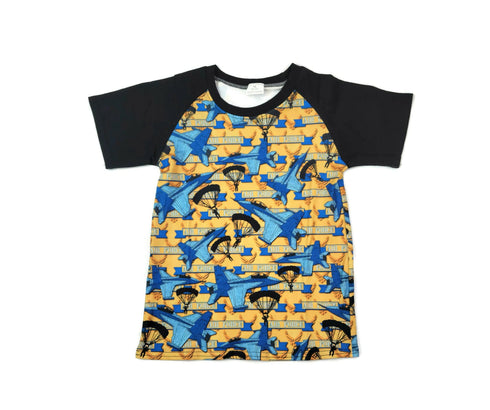 air-force-milk-silk-raglan Great Lakes kids - Sophia's StyleRaglan-1