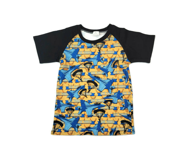 air-force-milk-silk-raglan Great Lakes kids - Sophia's StyleRaglan-1