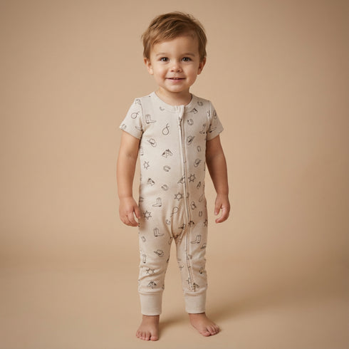 organic-short-sleeve-zip-romper-rodeo-makemake-organics-sophias-styleShort Sleeve Zip Romper-1