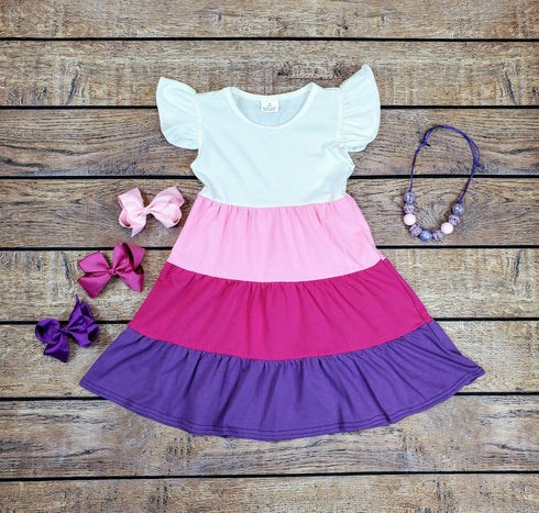 shades-of-purple-flutter-dress Great Lakes kids - Sophia's Style-2