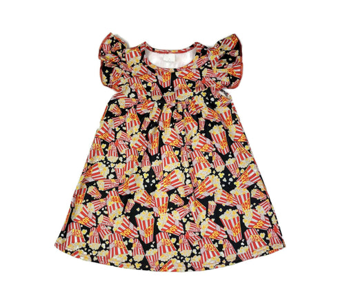 popcorn-milk-silk-flutter-dress Great Lakes kids - Sophia's StyleFlutter Dress-1