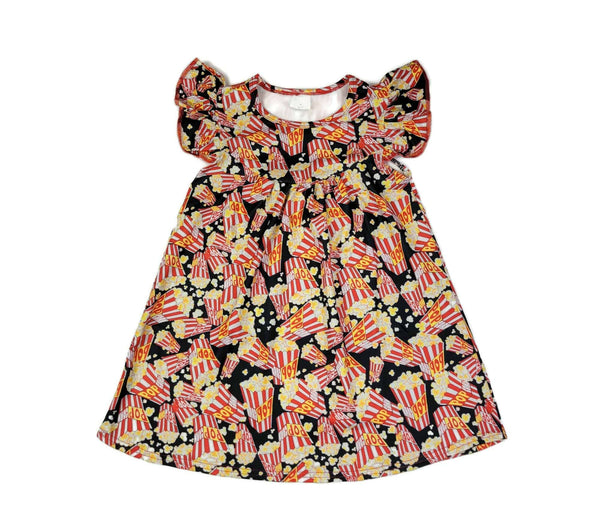 popcorn-milk-silk-flutter-dress Great Lakes kids - Sophia's StyleFlutter Dress-1