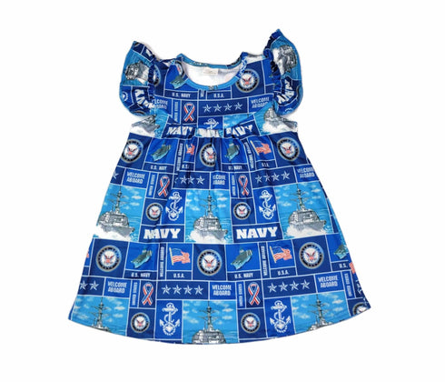 navy-milk-silk-flutter-dress Great Lakes kids - Sophia's Style-2