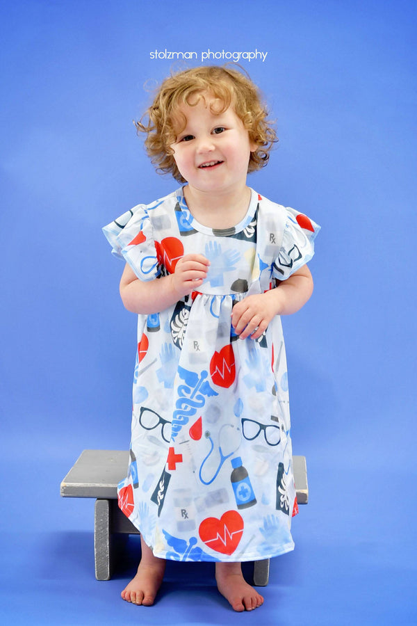 doctor-inspired-flutter-milk-silk-dress Great Lakes kids - Sophia's StyleFlutter Dress-1