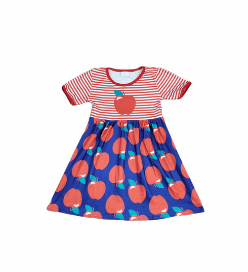 apple-harvest-short-sleeve-milk-silk-dress Great Lakes kids - Sophia's StyleShort Sleeve Dress-1