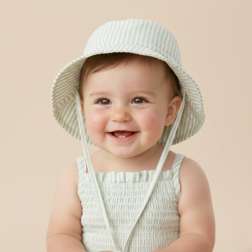 organic-bucket-sun-hat-basil-stripes-makemake-organics-sophias-styleBucket Sun Hat-1