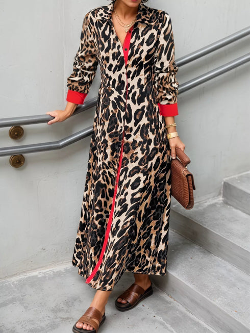 leopard-print-long-sleeve-shirt-dress-with-contrast-trim-OhSoStyled-Sophia's-Style-8