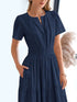 notched-short-sleeve-midi-dress-with-pockets OhSoStyled - Sophia's Style-32