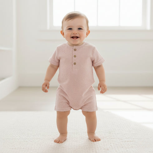 organic-short-bubble-romper-coral-stripes-makemake-organics-sophias-style-3