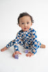 Dream Big Little Co x CoComelon JJ STARRY NIGHT CHECKERS DREAM ROMPER