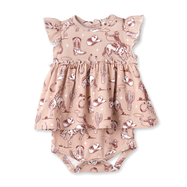 wild-wrangler-pink-bamboo-cowgirl-western-skirted-bodysuit-Sophia's StyleBodysuits-Skirted-1