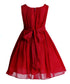 Vestido de niña de flores de gasa con cintura de flores de Just Kids Girls 2-14