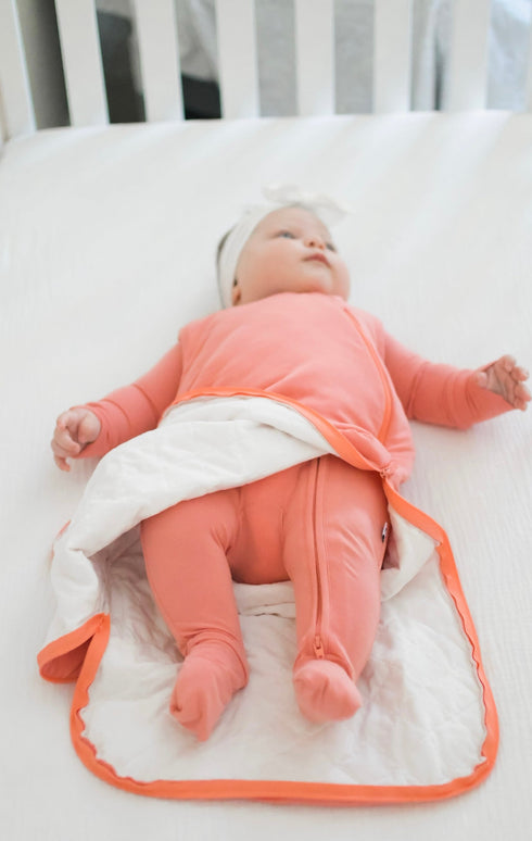 coral-dream-romper Dream-Big-Little-Co-pajama-baby-blanket