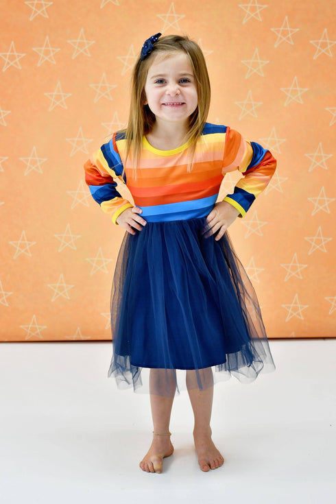 blue-stripe-tutu-dress Great Lakes kids - Sophia's StyleTutu dress-1