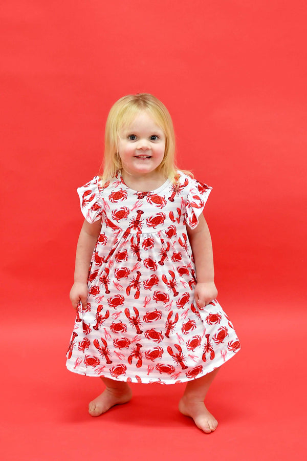 crustacean-milk-silk-flutter-dress Great Lakes kids - Sophia's StyleFlutter Dress-1