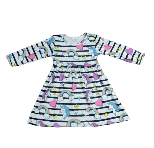 unicorns-and-rainbows-striped-long-sleeve-milk-silk-dress Great Lakes kids - Sophia's Style-2