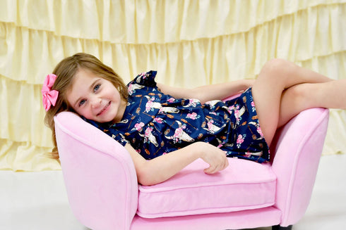 southwest-milk-silk-flutter-dress Great Lakes kids - Sophia's StyleFlutter Dress-1