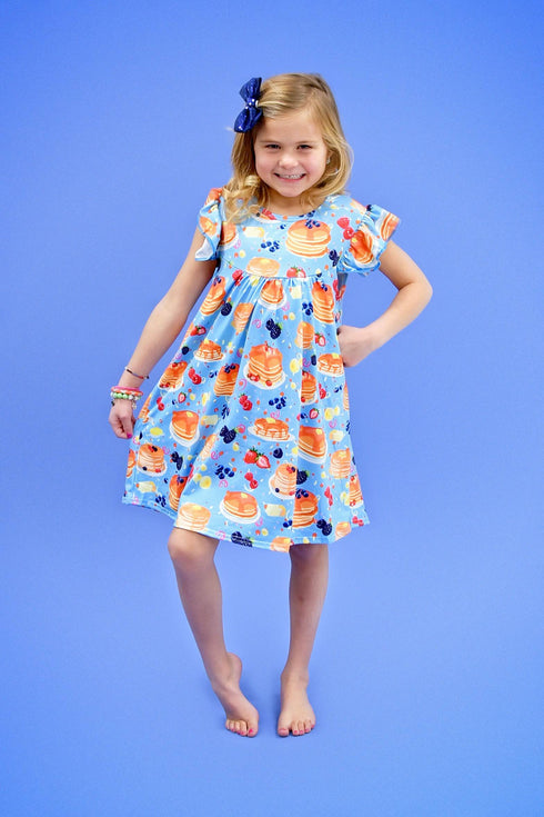 sunday-morning-breakfast-milk-silk-flutter-dress Great Lakes kids - Sophia's StyleFlutter Dress-1