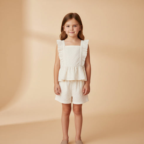 organic-eyelet-flutter-top-and-shorts-set-ivory-eyelet-makemake-organics-sophias-styleEyelet Flutter Top And Shorts Set-1