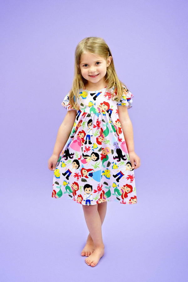 under-the-sea-milk-silk-flutter-dress Great Lakes kids - Sophia's StyleFlutter Dress-1