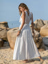 v-neck-tie-shoulder-crochet-maxi-dress Sophia's Trends - Sophia's Style-White-M