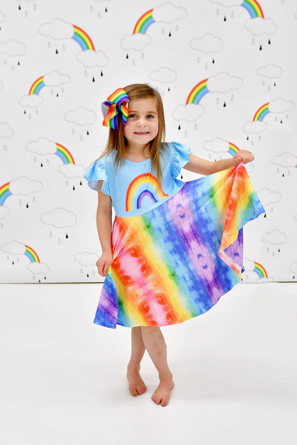 rainbow-flutter-milk-silk-twirl-dress Great Lakes kids - Sophia's Style-1