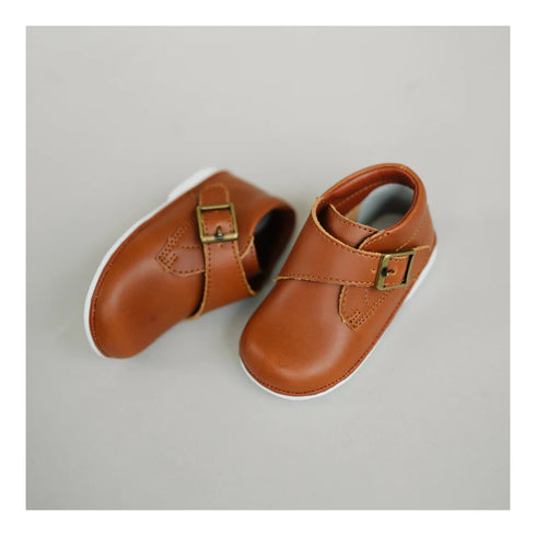Angel Boys Nude Khaki Finch Hebilla Correa Bota 1 Bebé -7 Niño