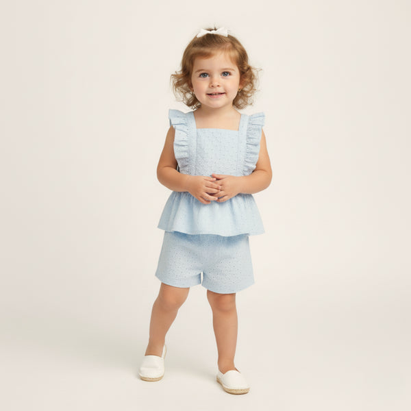 organic-eyelet-flutter-top-and-shorts-set-light-blue-eyelet-makemake-organics-sophias-styleEyelet Flutter Top And Shorts Set-1