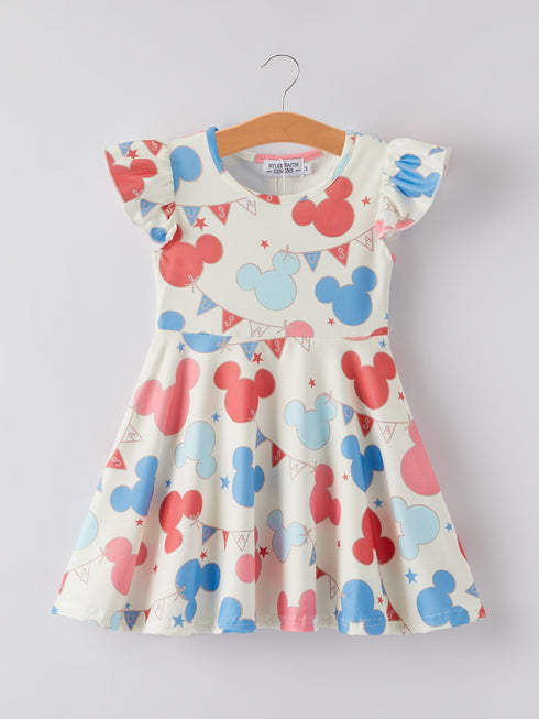 4th-of-july-cartoon-flag-print-girls-dress Rylee-Faith-Designs-Sophia's StyleDress-1
