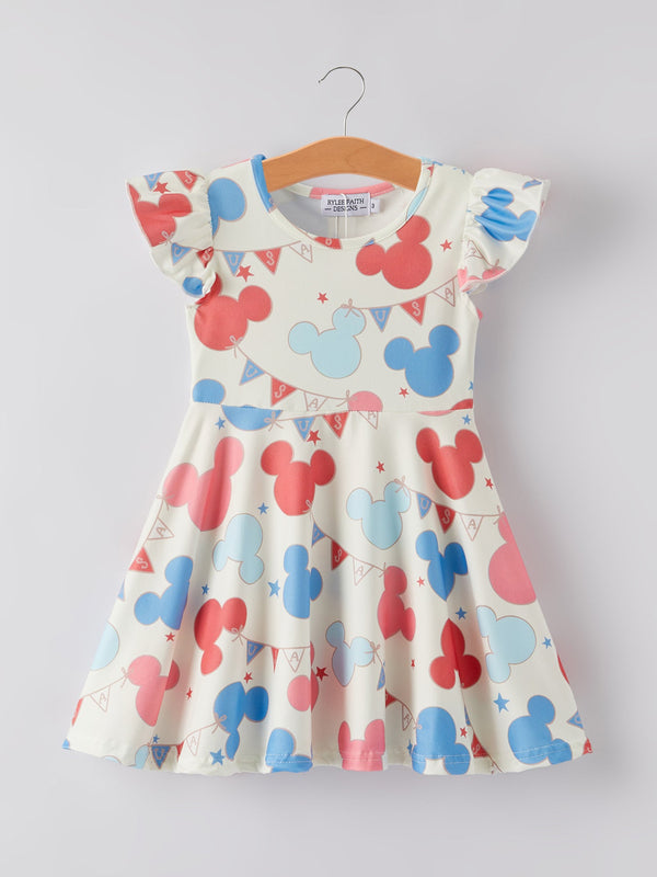 4th-of-july-cartoon-flag-print-girls-dress Rylee-Faith-Designs-Sophia's StyleDress-1