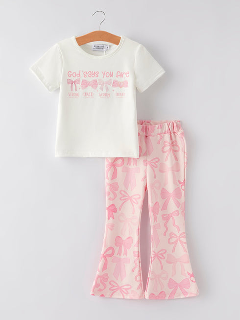 girls-milk-silk-letters-bow-print-set Rylee Faith Designs - Sophia's StyleOutfit-1