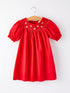 girls-bow-smocking-embroidered-red-dress Rylee Faith Designs - Sophia's Style-3