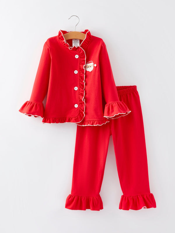 christmas-red-girls-embroidered-pajamas Sophia's StylePajamas-1