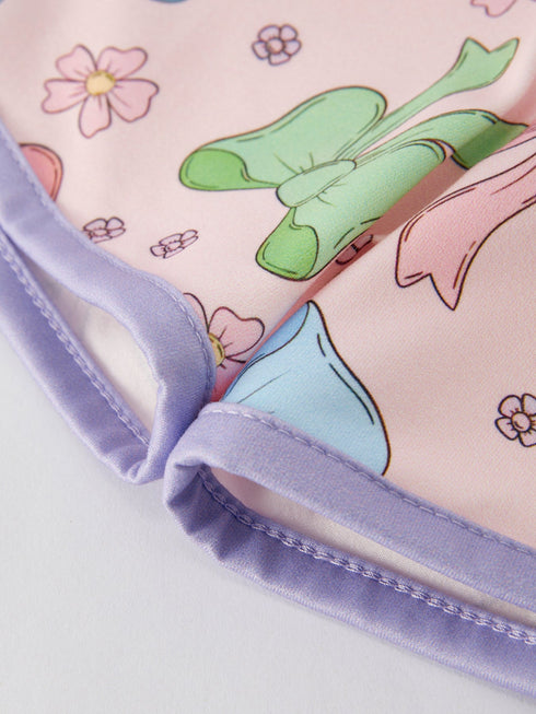 girls-purple-bow-sleeveless-vest-top-and-shorts-set Rylee Faith Designs - Sophia's Style-4