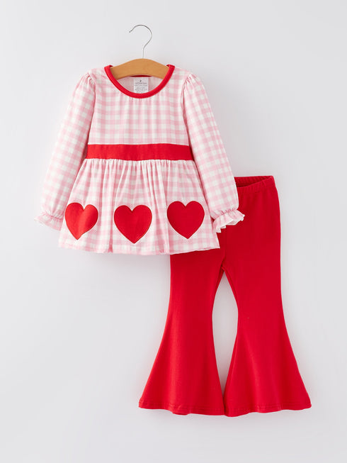 girls-valentines-day-heart-applique-plaid-outfits-set Rylee-Faith-Designs-Sophia's Style-4