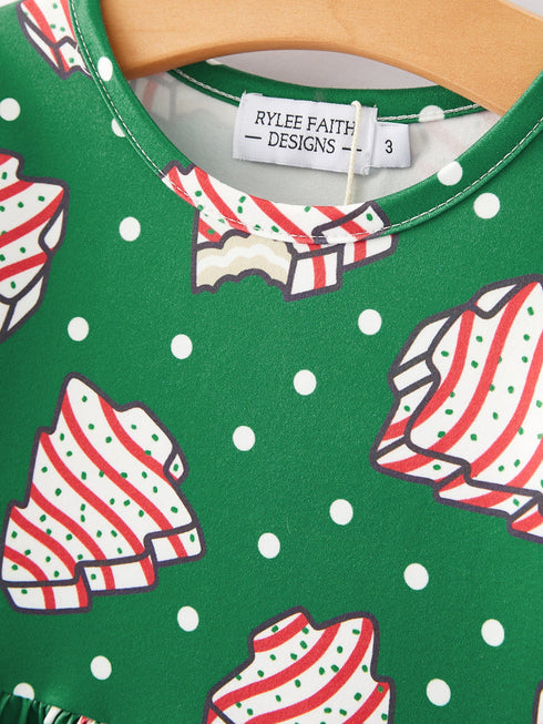 christmas-gingerbread-print-girls-dress Sophia's Style-3