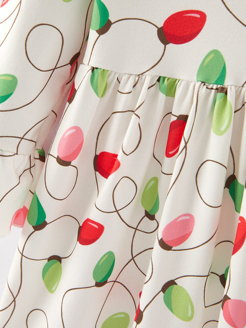 christmas-lights-print-girls-dress Sophia's Style-4