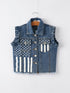 4th-of-july-stars-stripes-vest-girls-denim-vest Rylee Faith Designs - Sophia's StyleTop-1