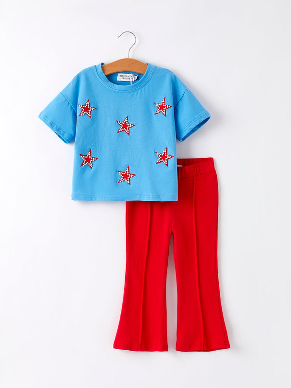 4th-of-july-star-applique-pearl-embellished-girls-set Rylee-Faith-Designs-Sophia's StyleOutfit-1