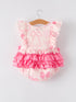 girls-pink-bow-print-romper Rylee Faith Designs - Sophia's Style-2
