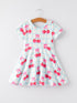 cherry-plaid-girls-dress Rylee Faith Designs - Sophia's StyleDress-1